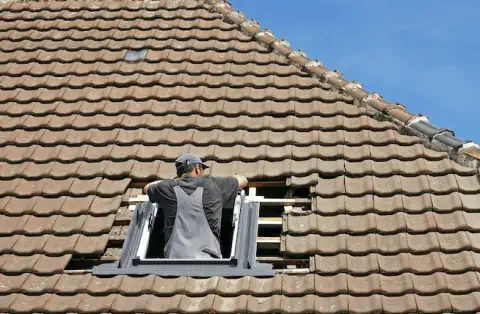 Pose de velux - La Puye